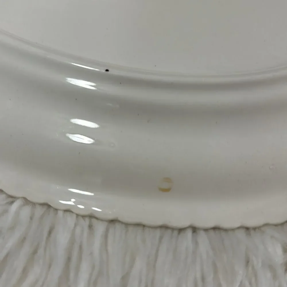 HARKER OLDEST POTTERY BARN ROYAL GADROON VINTAGE PLATES